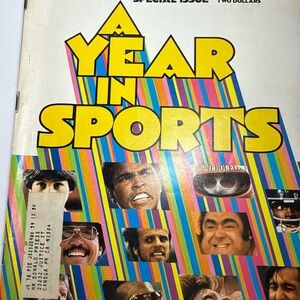 Sports Illustrated Magazine 1977 Special Issue A Year In Sports Vintage VTG Rare